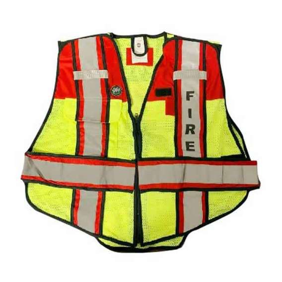 Ultrabright red-fire public safety vest – Sentinel Emergency Solutions