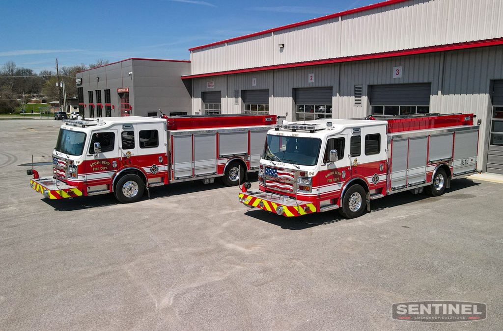South Bend Fire Department (South Bend, Indiana) Rear Mount Engines