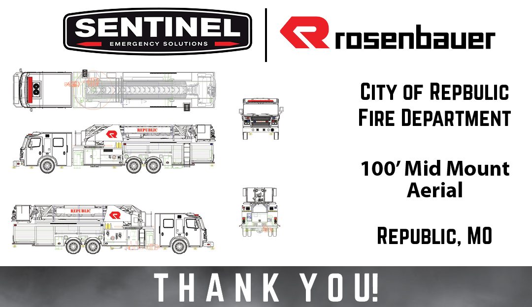 City of Republic Fire Department (Republic, Missouri) 100′ Mid Mount Cobra Aerial