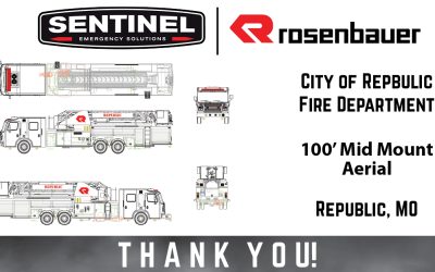 City of Republic Fire Department (Republic, Missouri) 100′ Mid Mount Cobra Aerial