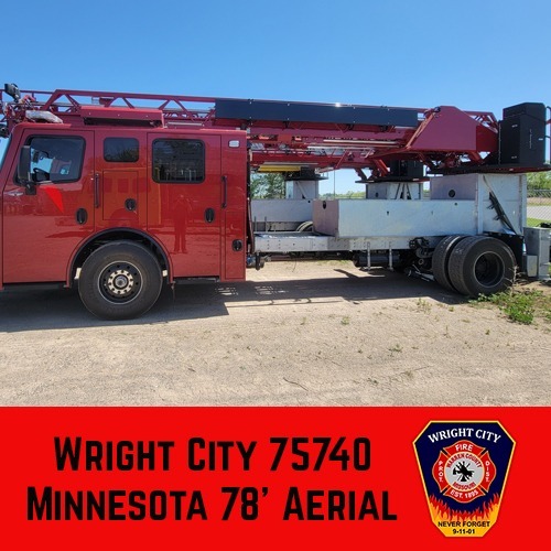 75740 Wright City MN 78′ Aerial