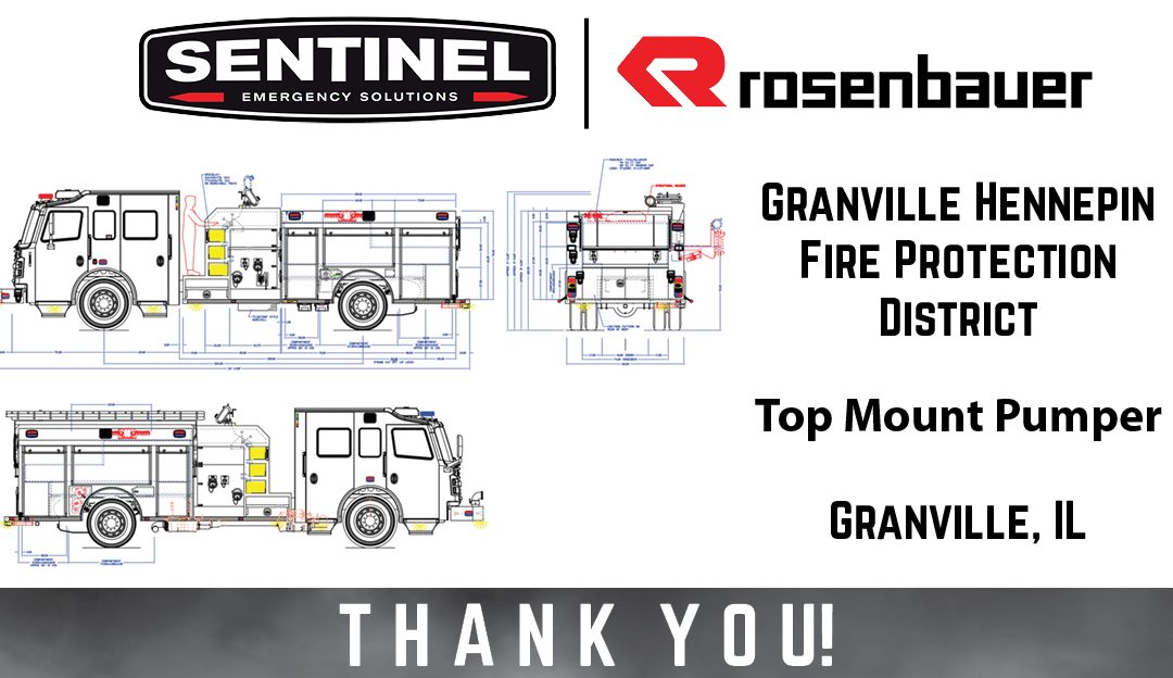 Granville Hennepin Fire Protection District (Granville, Illinois) Top Mount Pumper