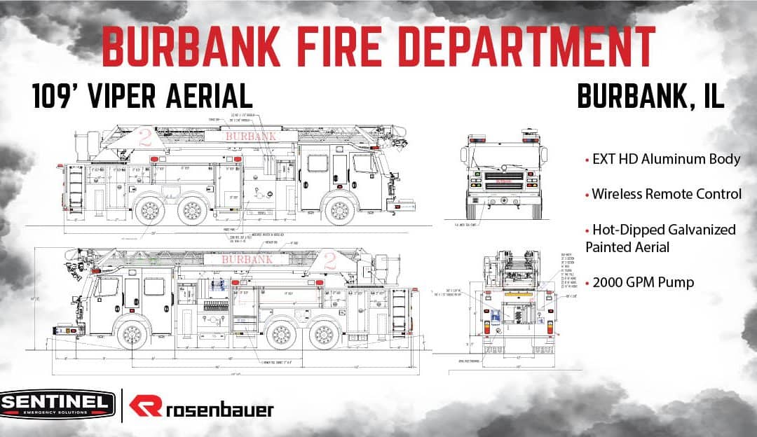 Burbank Fire Department (Burbank, Illinois) 109′ Viper Aerial