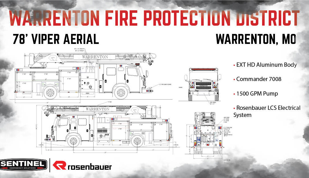 Warrenton Fire Protection District (Warrenton, Missouri) 78′ Viper Aerial